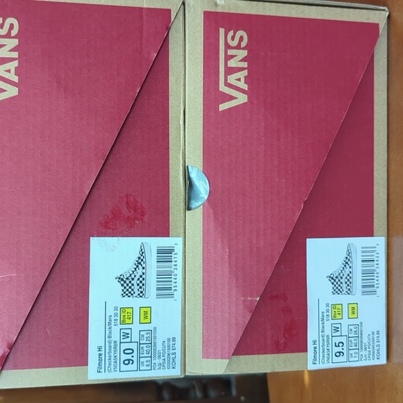 NEW Vans Filmore Hi Checkerboard Black/ Marshmallow- Multi Sizes - Picture 14 of 16